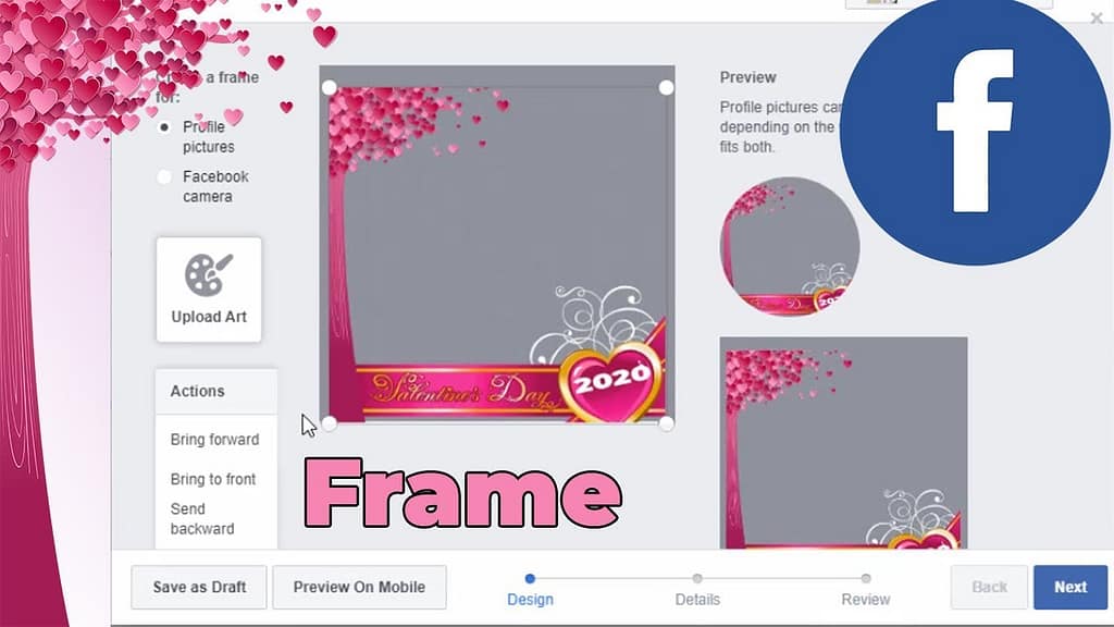 Facebook Valentine Frames