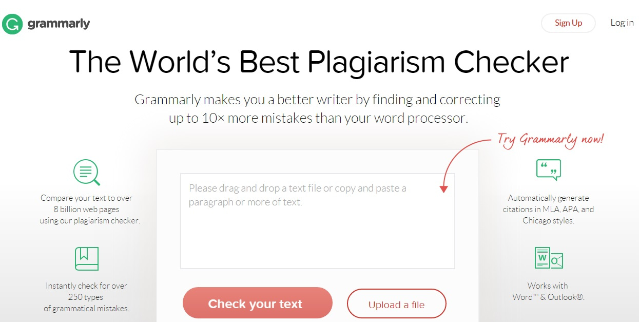 Grammarly Plagiarism Checker