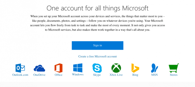 Create Microsoft Account 