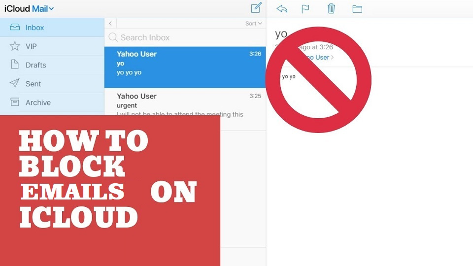 Block Emails on iCloud